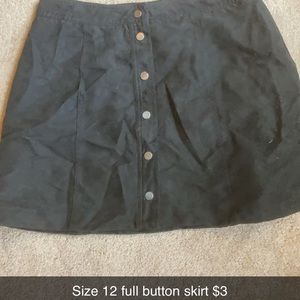 Black skirt
